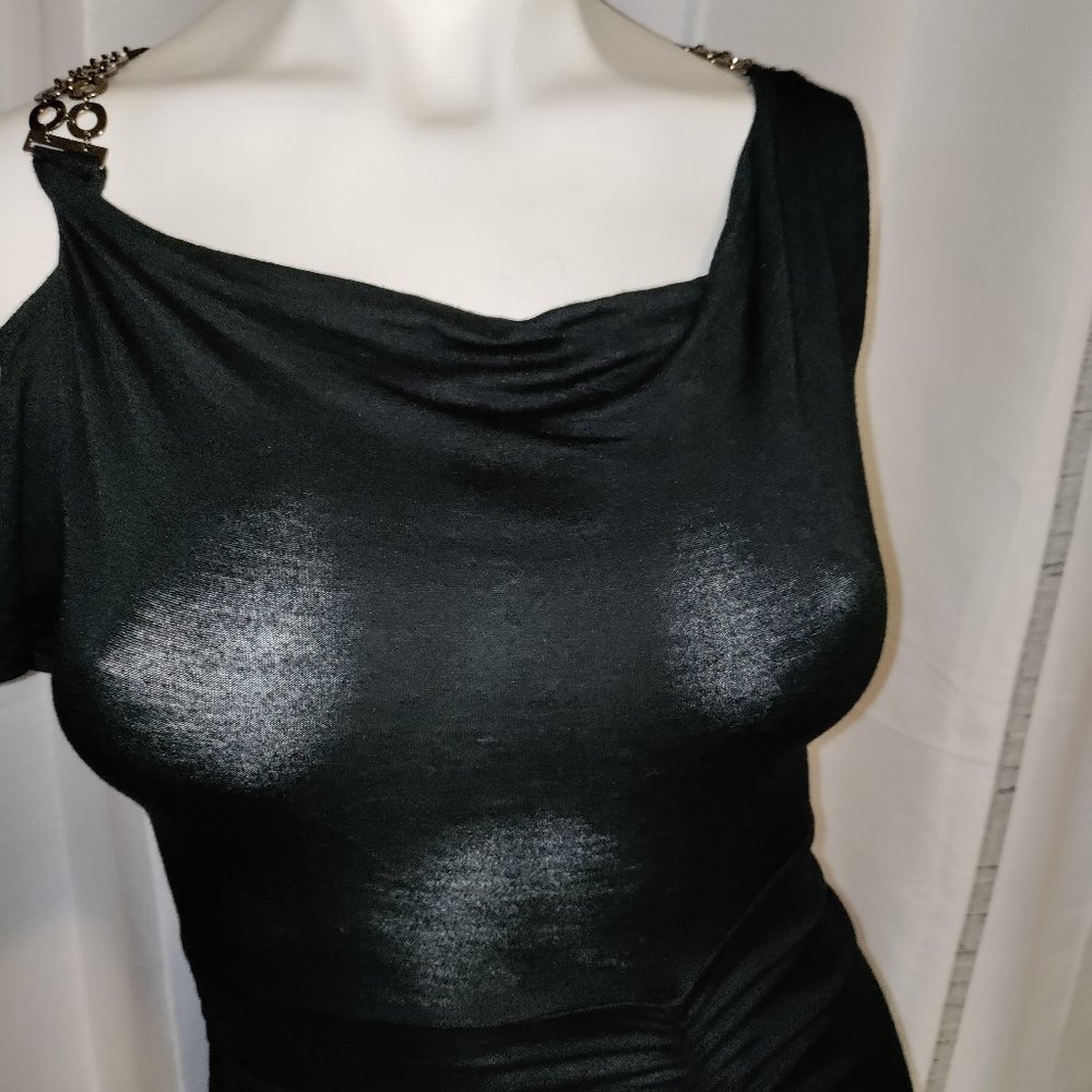 Misope - Body Con Black Mini Dress